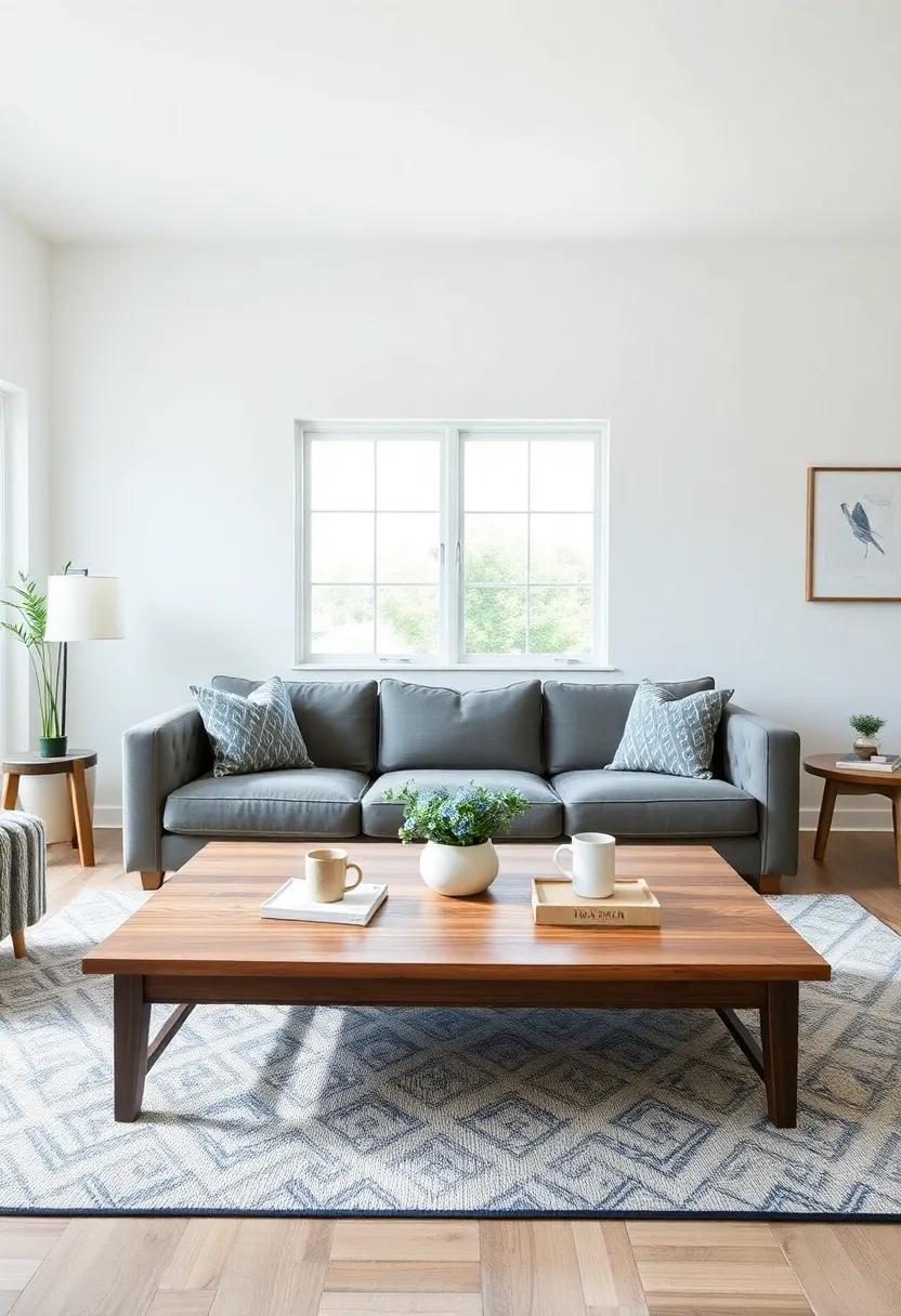 Layering ‌Your living ​Space: Creating Depth with Rugs and Throws Around a Central​ Coffee Table