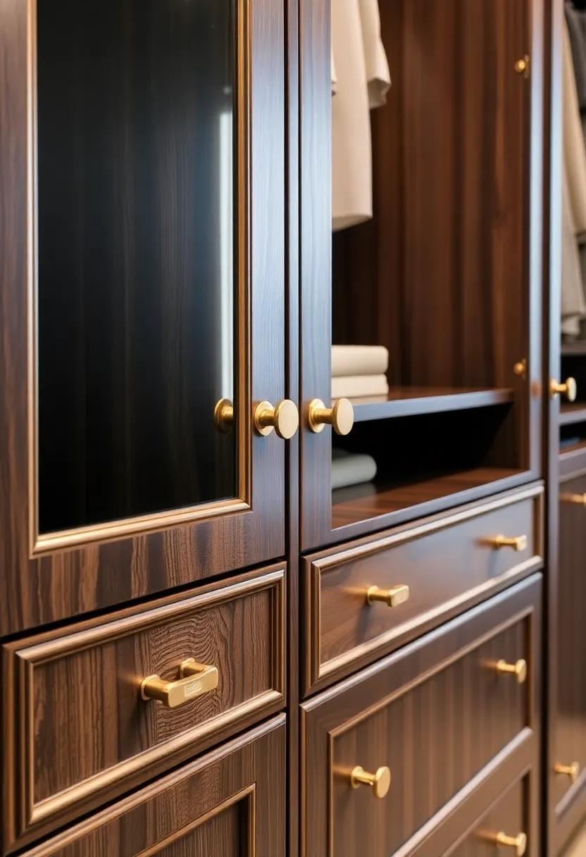 Luxurious​ Hardware Accents: ‌Elevate the aesthetic of⁤ your wardrobe with ‌high-end hardware,like ​gold ⁢or brass pulls and hinges,adding a​ hint of glam to the overall‌ design