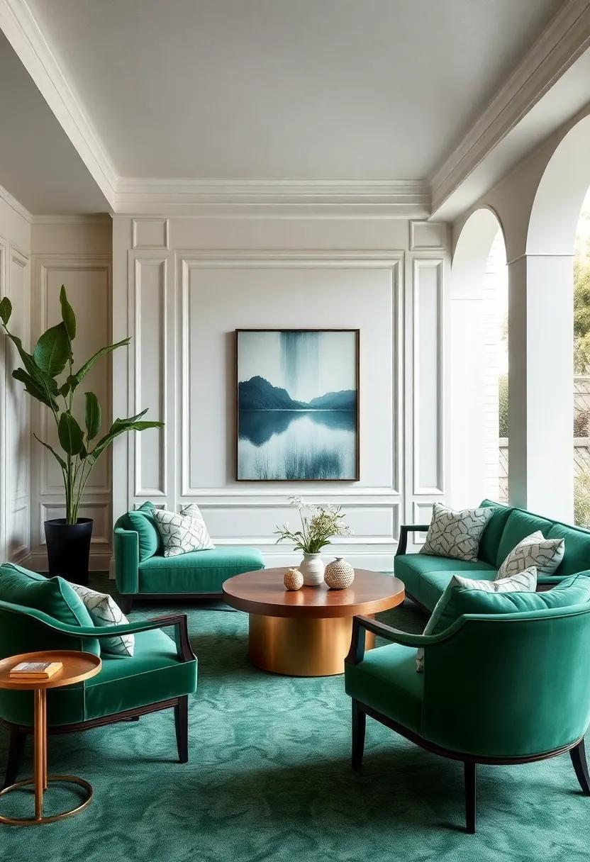Outdoor Inspirations: Adapting Green Velvet for Patios ⁣and Balconies