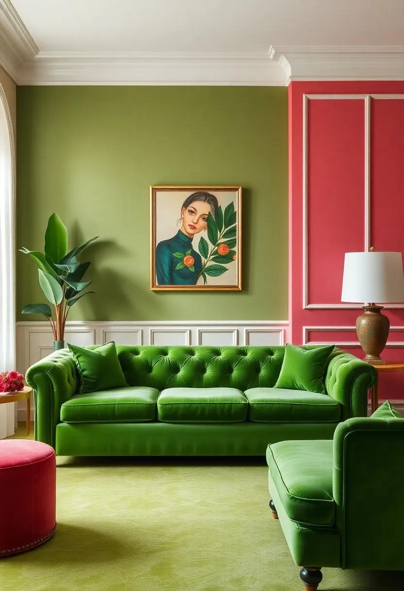 Captivating ⁣Color Combinations: Pairing Green Velvet with Rich Jewel Tones