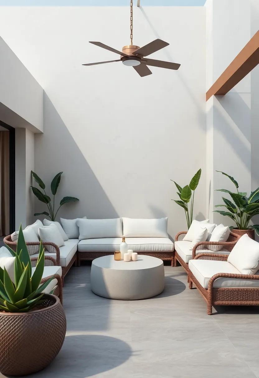 Enhancing⁣ Outdoor Spaces ⁣with Chic Lounge areas for Relaxation