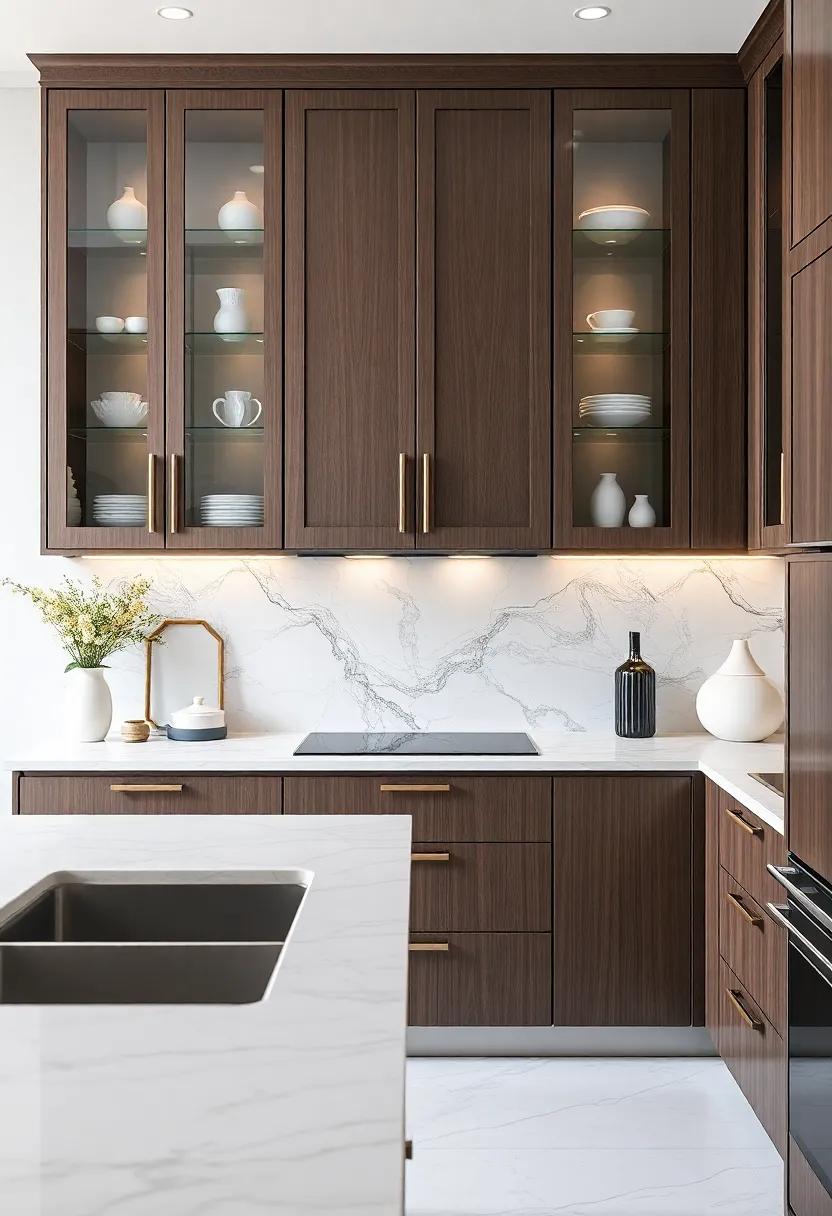 Cohesive⁣ Styles: Match the glass-front cabinet design with ​other‍ kitchen elements‍ like the backsplash and countertops to achieve a harmonious‌ and‍ cohesive look