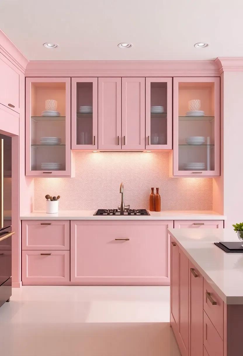Color Coordination: Coordinate the⁤ color of your‌ glass-front cabinets ​with your kitchen’s color ‍scheme, using ‌soft‌ pastel ‌hues for⁤ a sophisticated touch