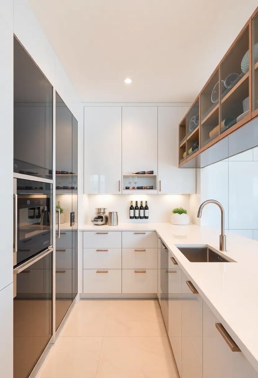 Integrated ‌Wine ⁤Racks: Include dedicated ⁣glass-front cabinets designed for ⁤wine storage,showcasing⁢ your collection in⁢ style and⁤ making entertaining effortless