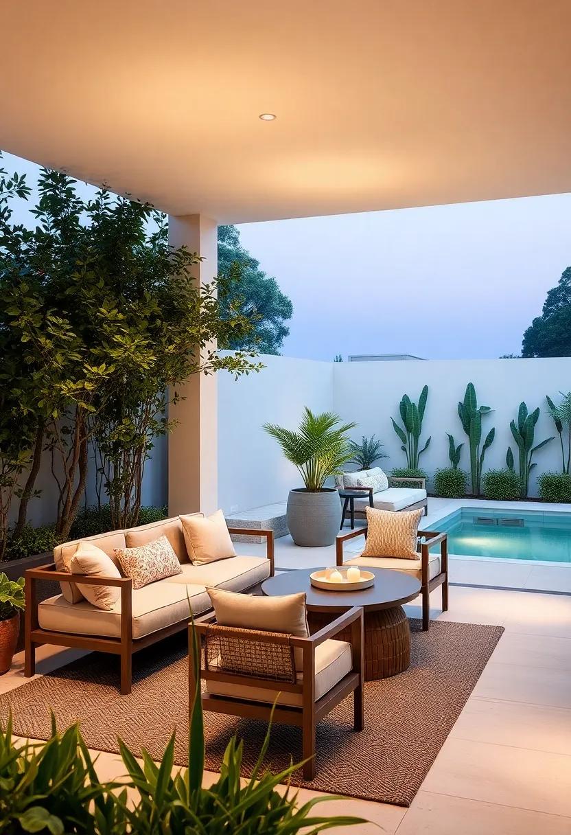 Transforming ‍Patio Spaces with Artistic ⁣Wall ​Sconces and Textures