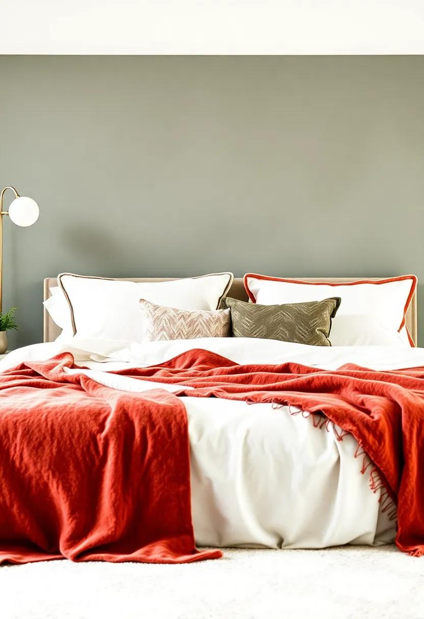 The Art‍ of⁤ Layering: accent ⁢Pillows and Throws for ⁣Velvet Beds