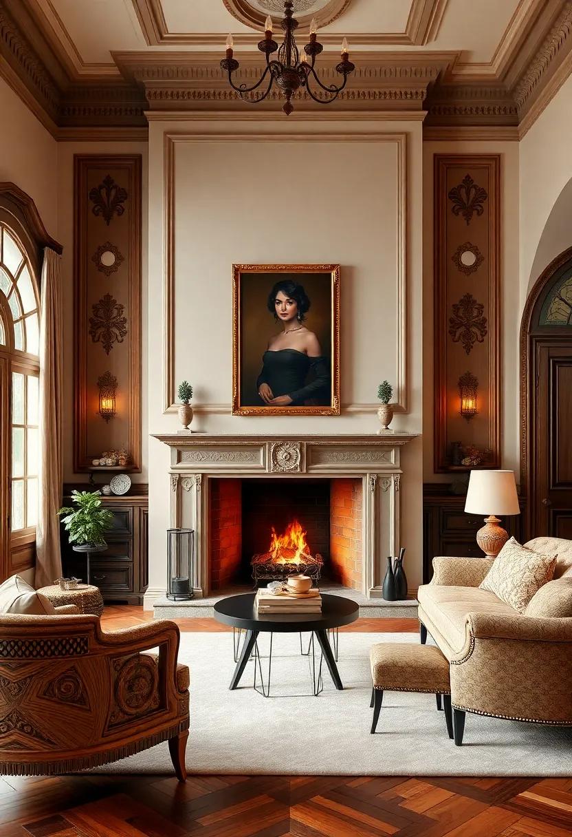 Elegant Wall ⁢Treatments: Embracing Wallpaper and Wood Paneling