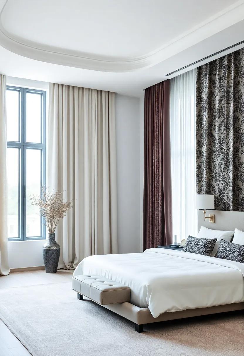drapery as art: ‌Displaying Prints and Patterns to ⁣Make a Statement
