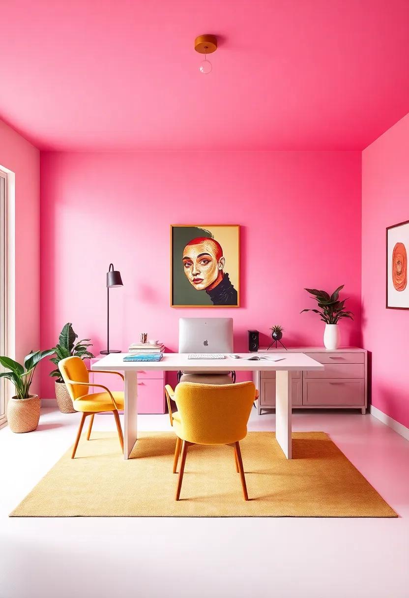 Embracing Colorful⁤ Chaos: The ⁣Role of Bold Hues in a Maximalist Home Office