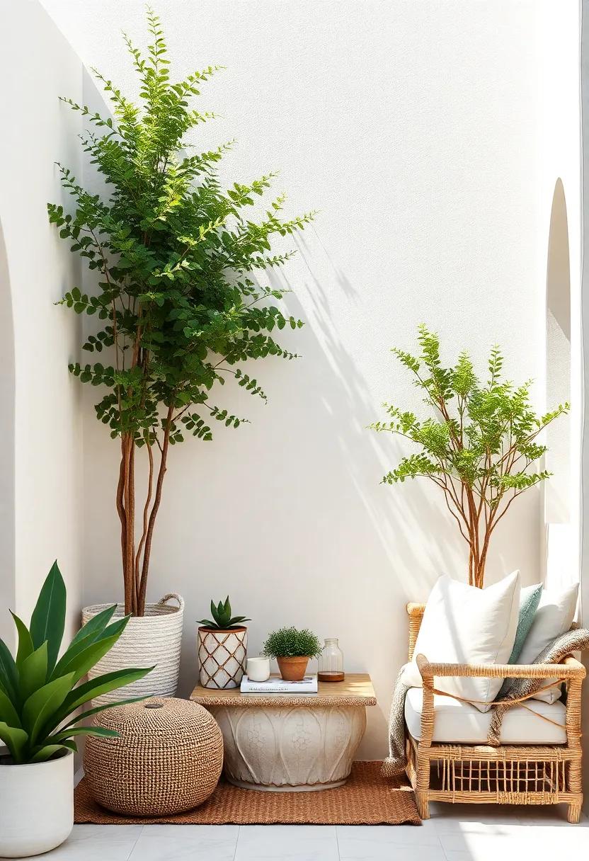 Incorporate Lush Greenery to Echo the Mediterranean Landscape and Vibes