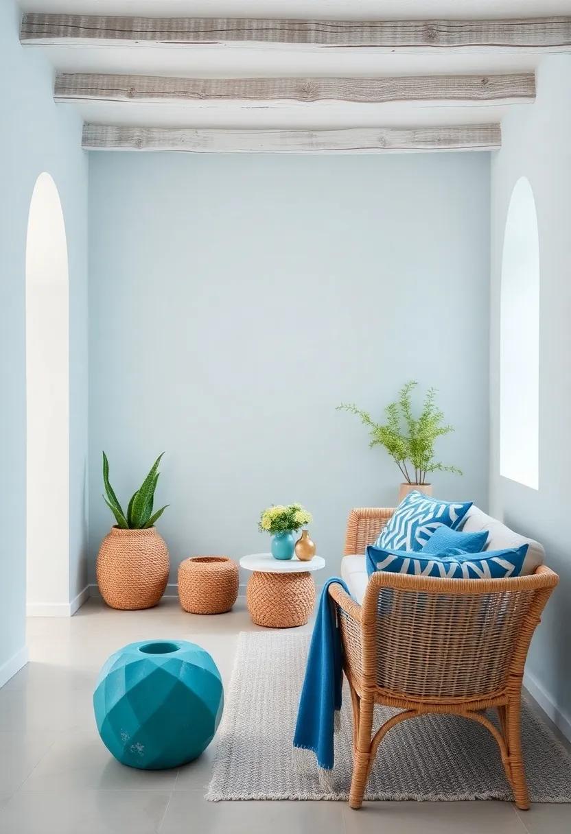 Showcase Bold Blues and Turquoises for a Refreshing coastal⁢ Palette