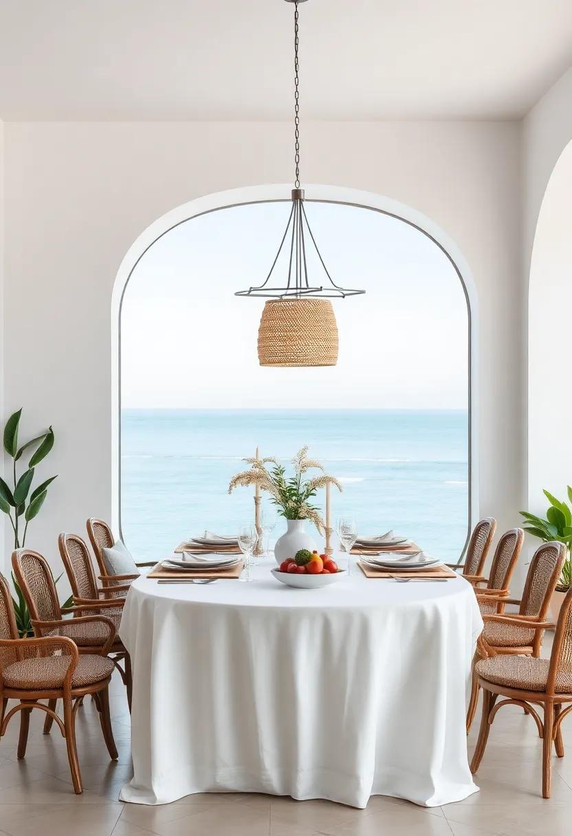 Transform Your‌ Dining⁣ Area‍ with Elegant‌ Table Settings and ocean-Inspired Decor