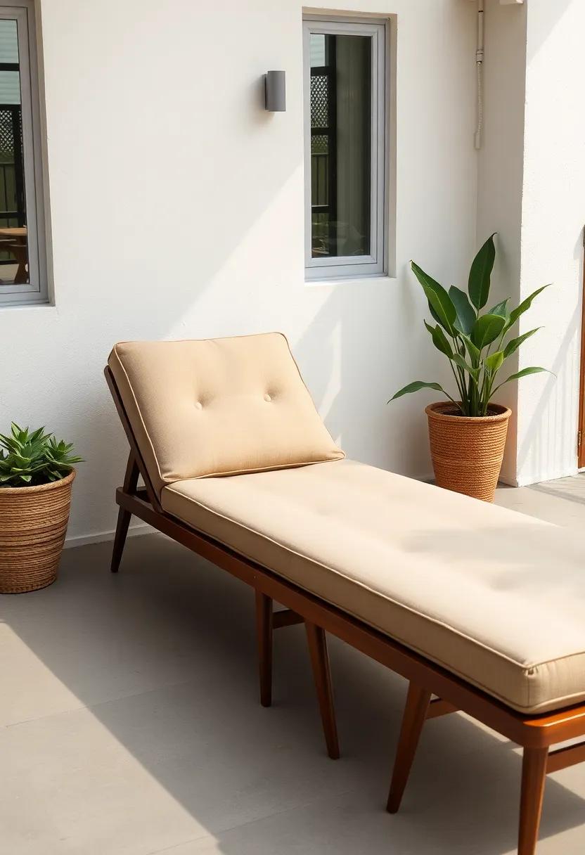 Vintage chaise lounge: Relax in style ⁣on ‍a vintage-inspired chaise lounge,featuring ergonomic design and weather-resistant upholstery⁤ for all-day comfort