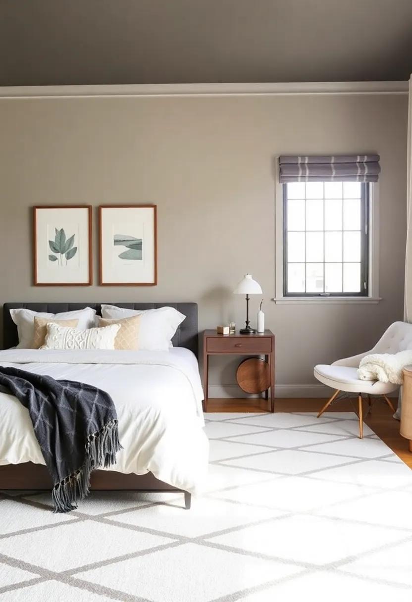 5) Add a Geometric Area Rug: A rug ‌featuring​ geometric designs can unify the room, providing both comfort⁢ and⁤ a stylish underpinning‌ to your ​décor