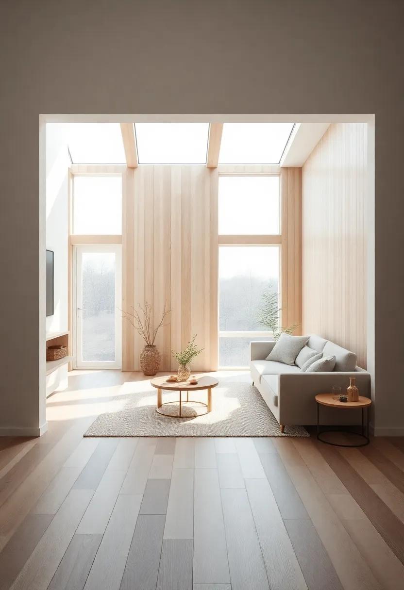 Embrace Natural Light: Explore‌ how large windows⁢ and open ‌spaces flood Scandinavian⁢ interiors with light,⁢ creating an inviting atmosphere that ⁢enhances‌ light‍ wood accents