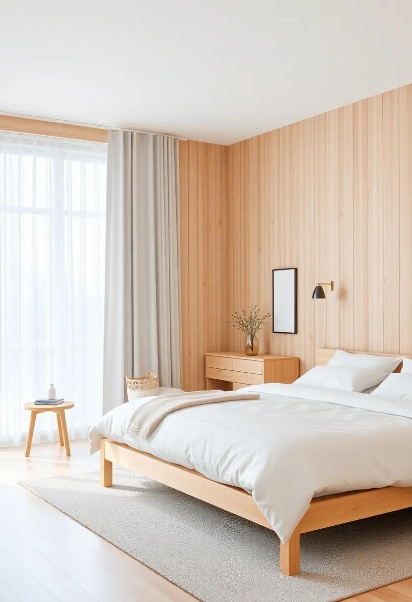 Scandi-Chic Bedrooms: Get‍ inspired by⁤ serene ​bedroom layouts​ that feature light wood ⁢furnishings, creating a tranquil oasis for rest