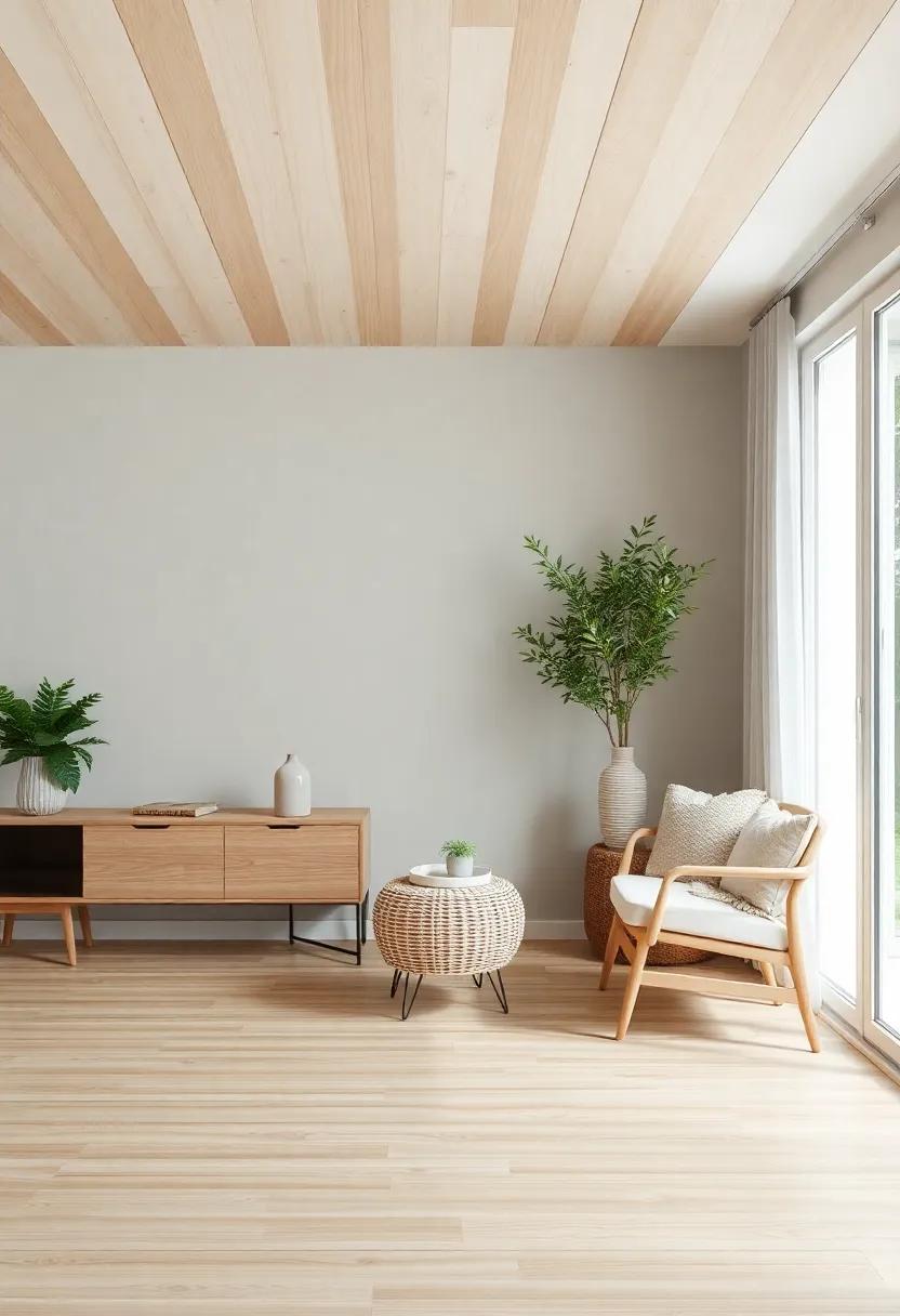 Earthy⁤ Tones: Uncover the calming effect of earthy⁤ hues paired with light wood,‍ seamlessly blending minimalism with nature-inspired ⁢palettes
