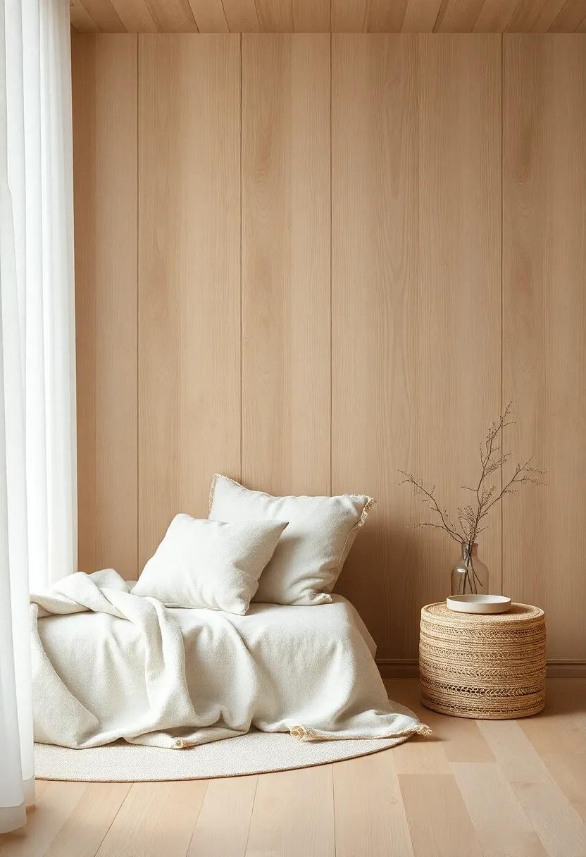 Layered Textures: ⁣Discover the⁤ beauty of combining ⁤soft textiles with smooth wood finishes, ​showcasing how ​minimalist decor can still feel ⁣warm‍ and cozy