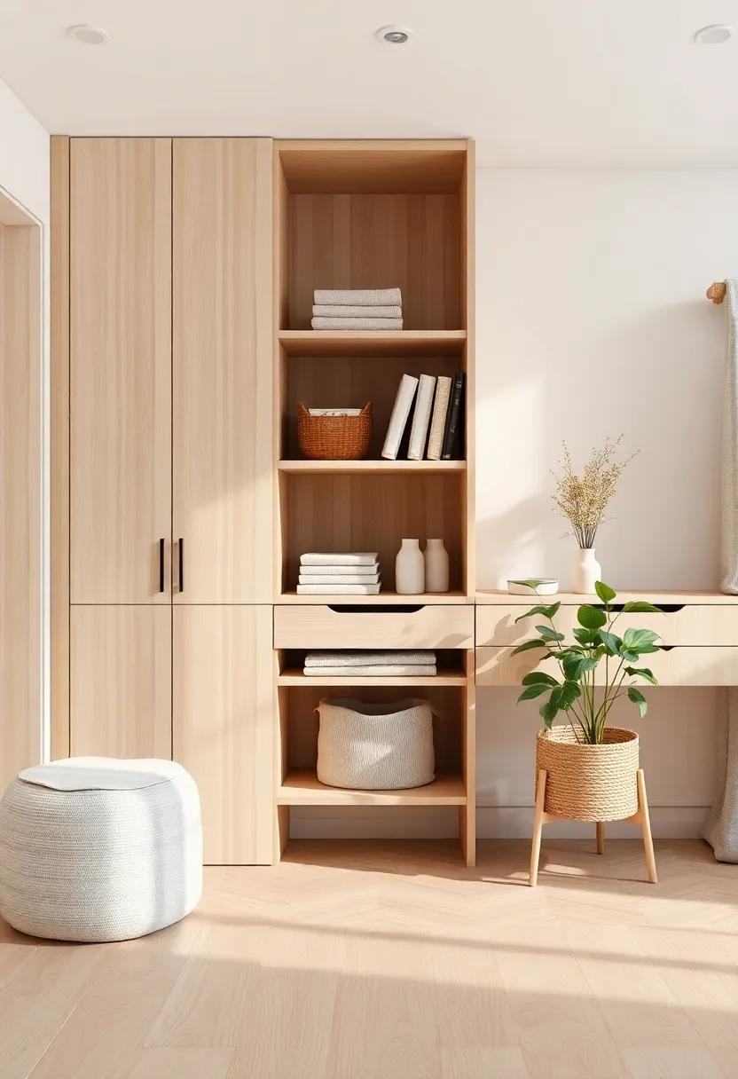 Clever Storage Solutions: Discover innovative storage ideas that⁢ maintain minimalist principles while utilizing light wood to enhance organization