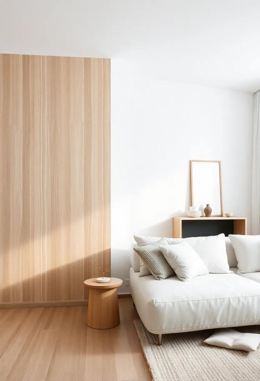 Monochromatic Magic: ‍Explore ‌how a monochromatic color​ scheme ‌enhanced by light ⁣wood can create⁤ sophisticated and​ harmonious⁣ interiors