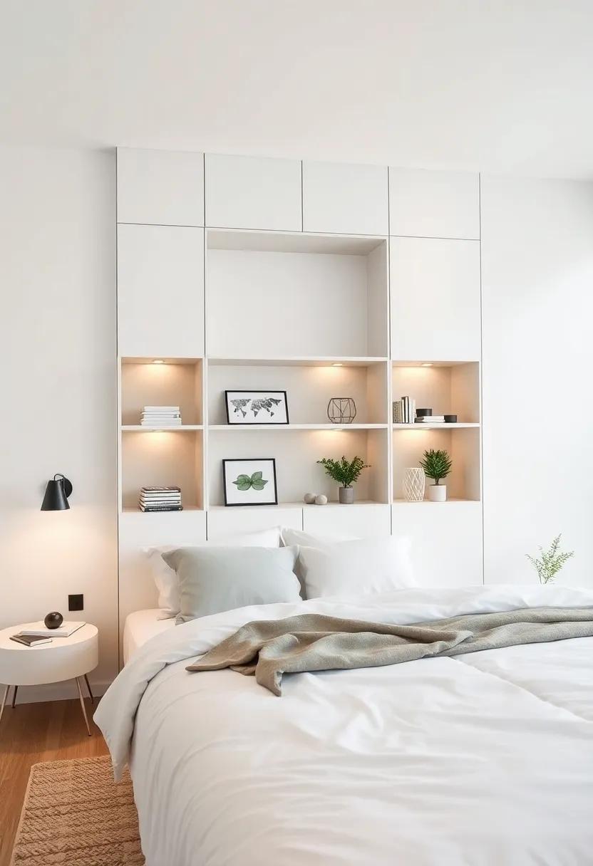 Built-in storage Solutions - Use clever and unobtrusive storage like built-in shelves to minimize visible clutter and maximize space