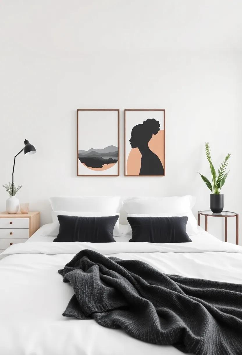 No-Fuss Pillows - Stick to a few ⁣high-quality pillows that retain their ⁢shape and comfort while maintaining minimalist style