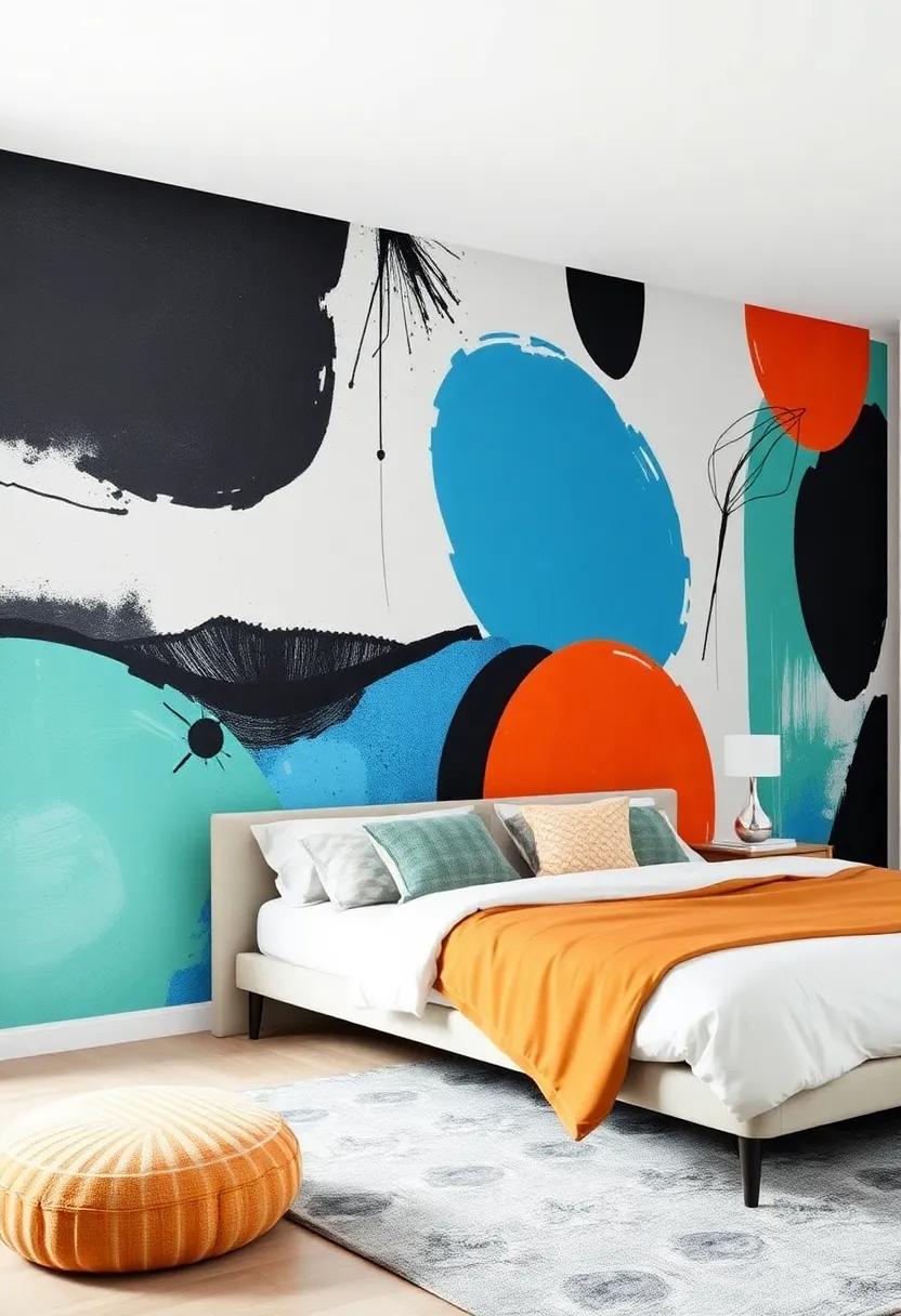 Elevate Your ‍Room with ‍Bold Graphic Wallpaper for a Striking Focal Point