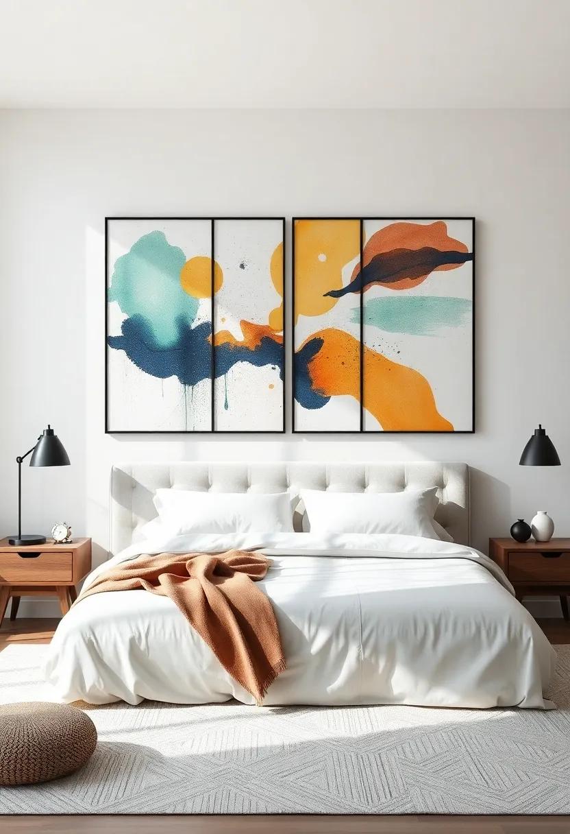 Celebrate Artistic Expression with Abstract Canvas Arrangements