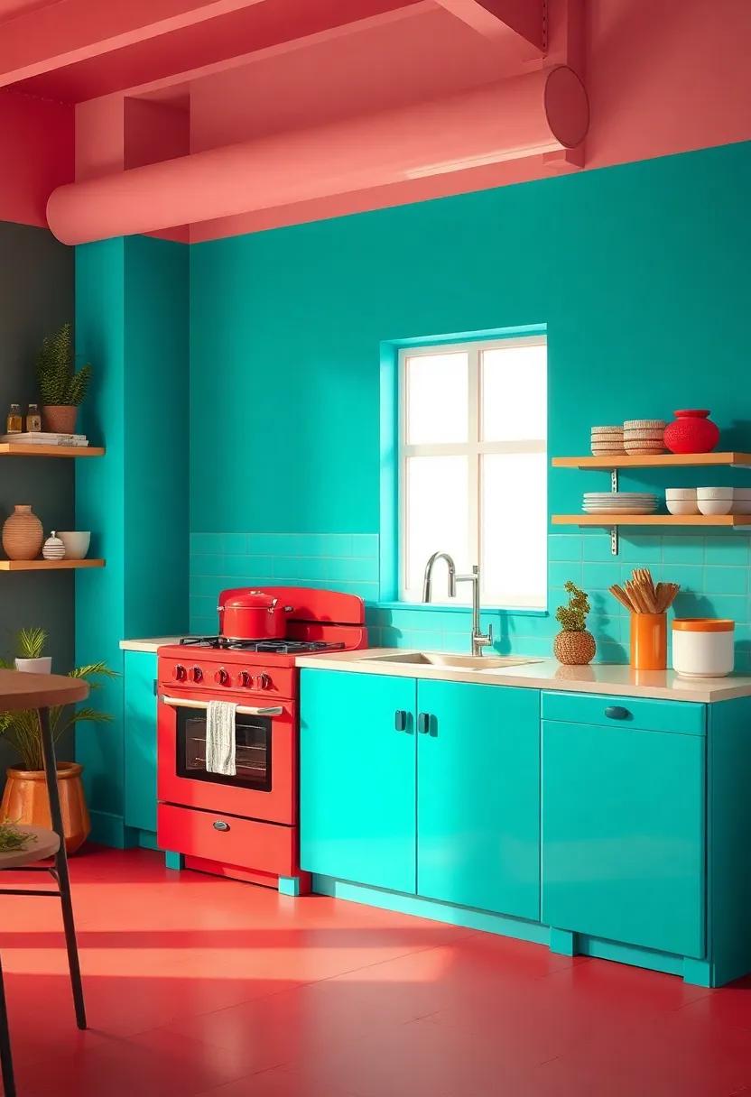 Colorful Appliances: Explore retro-styled or modern appliances in unexpected colors that can elevate your kitchen’s style quotient
