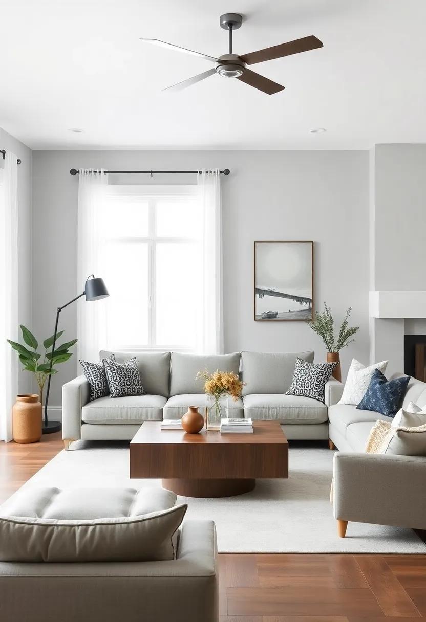 Showcasing Statement⁤ Pieces that Define ⁣Your Living Room's Modern Farmhouse Identity