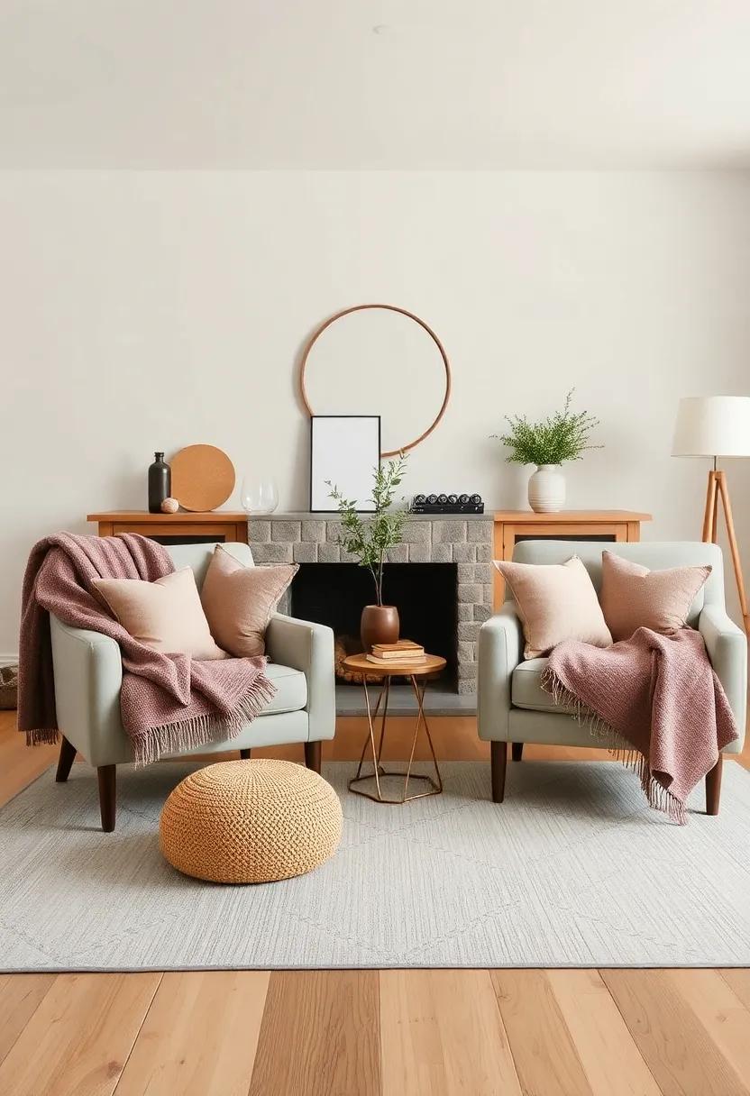 Layering Textures: Pairing Armchairs ⁢with Throws and Cushions