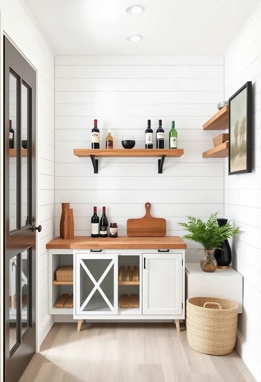 Craft‌ a Unique Wine Storage closet with ‌Shiplap for a Wine Country Vibe
