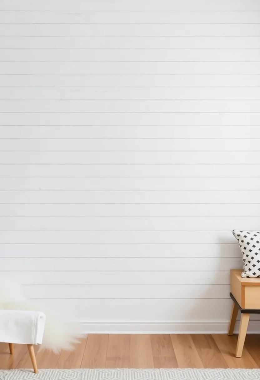 Create a ​Fun Accent Wall in a Child's Room with Playful shiplap Patterns
