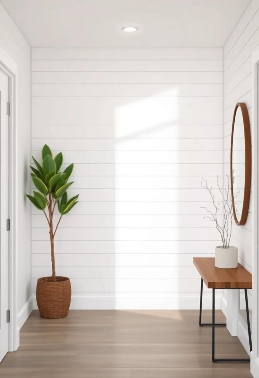 Transform Your⁣ Entryway into a welcoming Space ⁤with Shiplap Accent⁣ Walls
