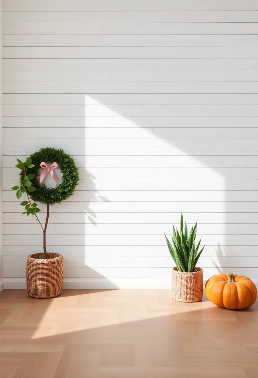 Use Shiplap as a ⁣Canvas for Seasonal Decor and Personal⁢ Touches throughout the Year