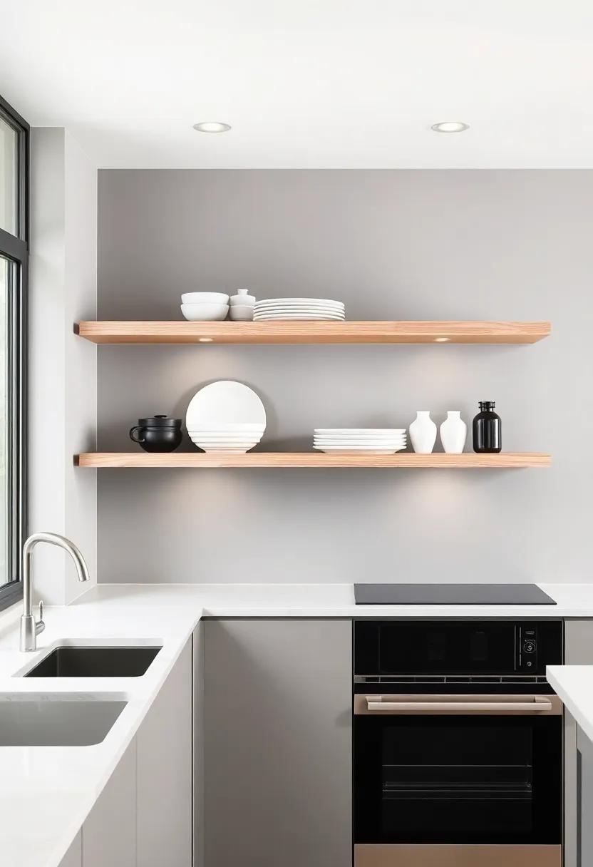 Balancing ​Function and Style in Your Kitchen with ⁢Floating Shelves