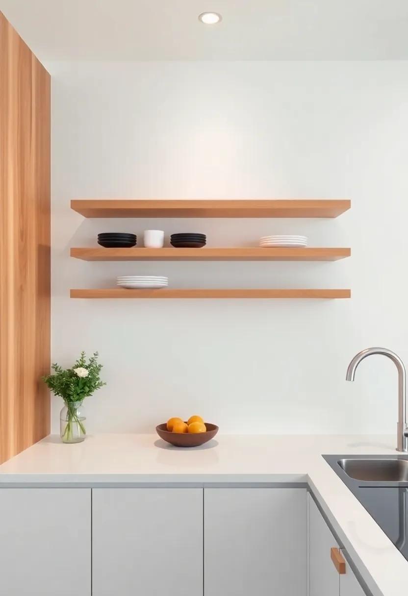 Designing a Minimalist Kitchen: ‌How Floating Shelves Transform the ⁣Space