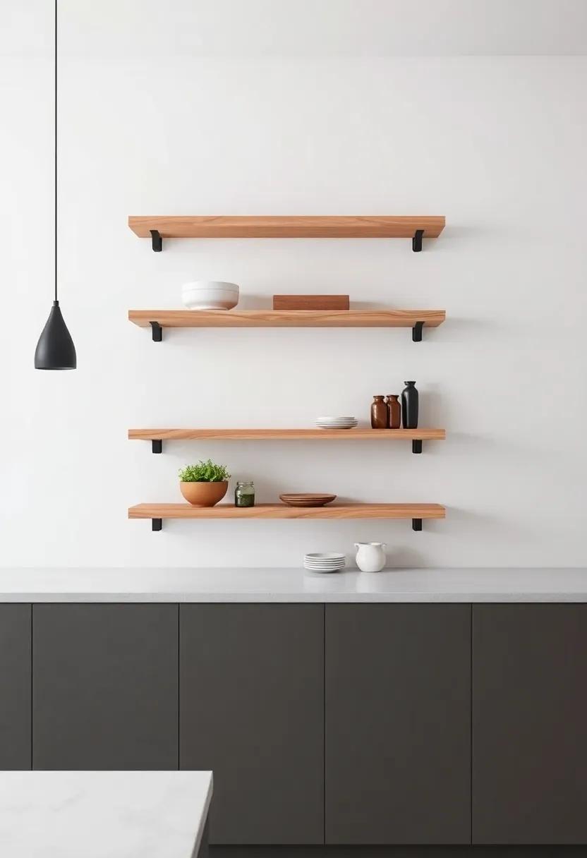 Eco-Friendly Floating Shelf ⁢Options for Sustainable Kitchens