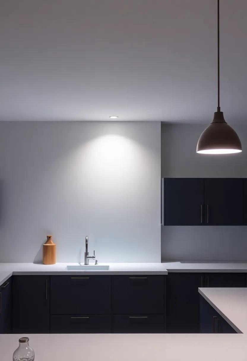 Bluetooth-Enabled Lights: Set the mood for cooking or entertaining with Bluetooth-enabled fixtures that sync with your​ playlists