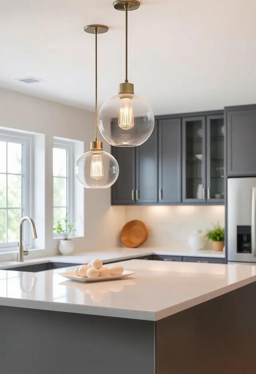 glass Globes: Introduce elegance with glass globe pendants ‌that diffuse light beautifully while adding a contemporary ​touch