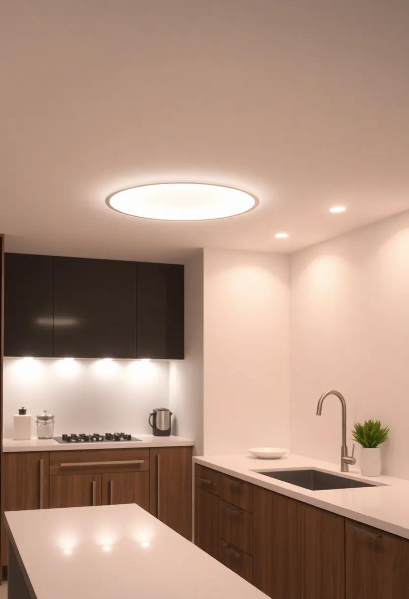 recessed Lighting: Enjoy​ a sleek⁤ look with recessed lighting that seamlessly integrates ‌into your ceiling for a clean profile