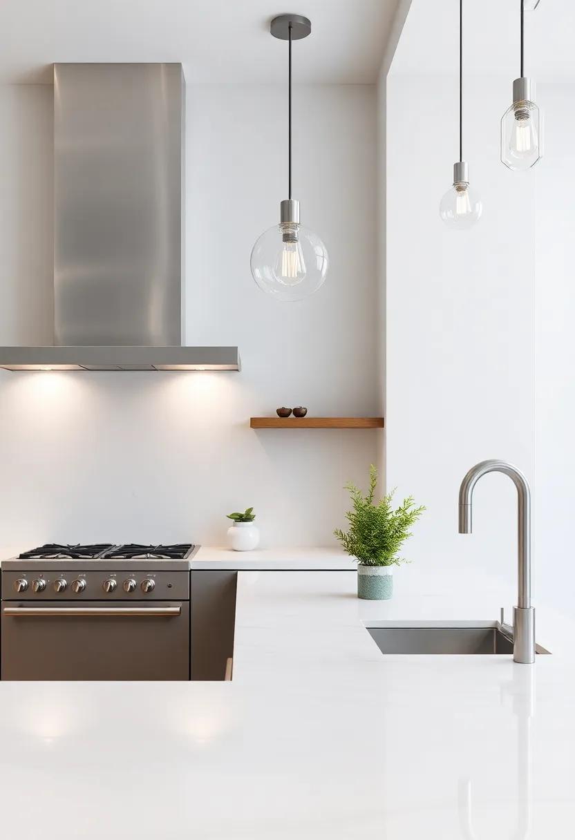 Artistic ⁢Lighting ⁣Fixtures: Highlighting Stainless Steel in Your ​Kitchen