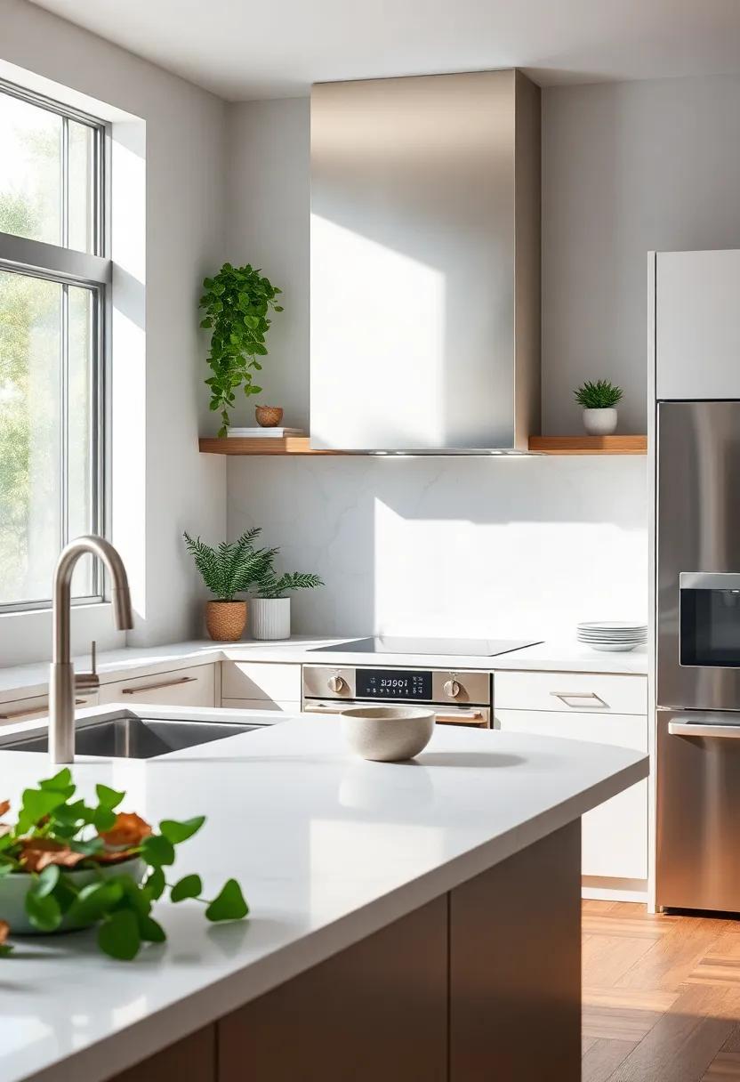 Bringing Nature Indoors: Pairing​ stainless Steel With Greenery