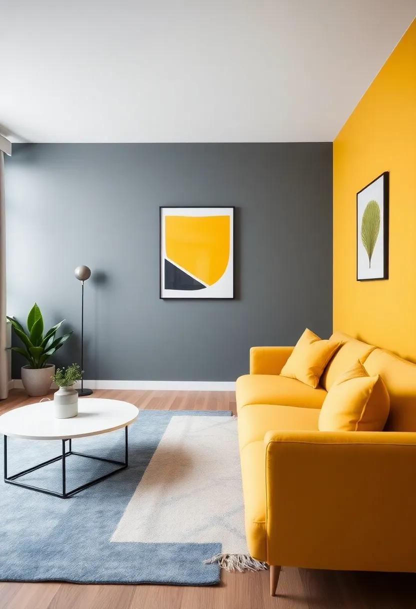 Modern ⁤Mustard‌ Yellow as a Bold Accent Color in Contemporary Spaces