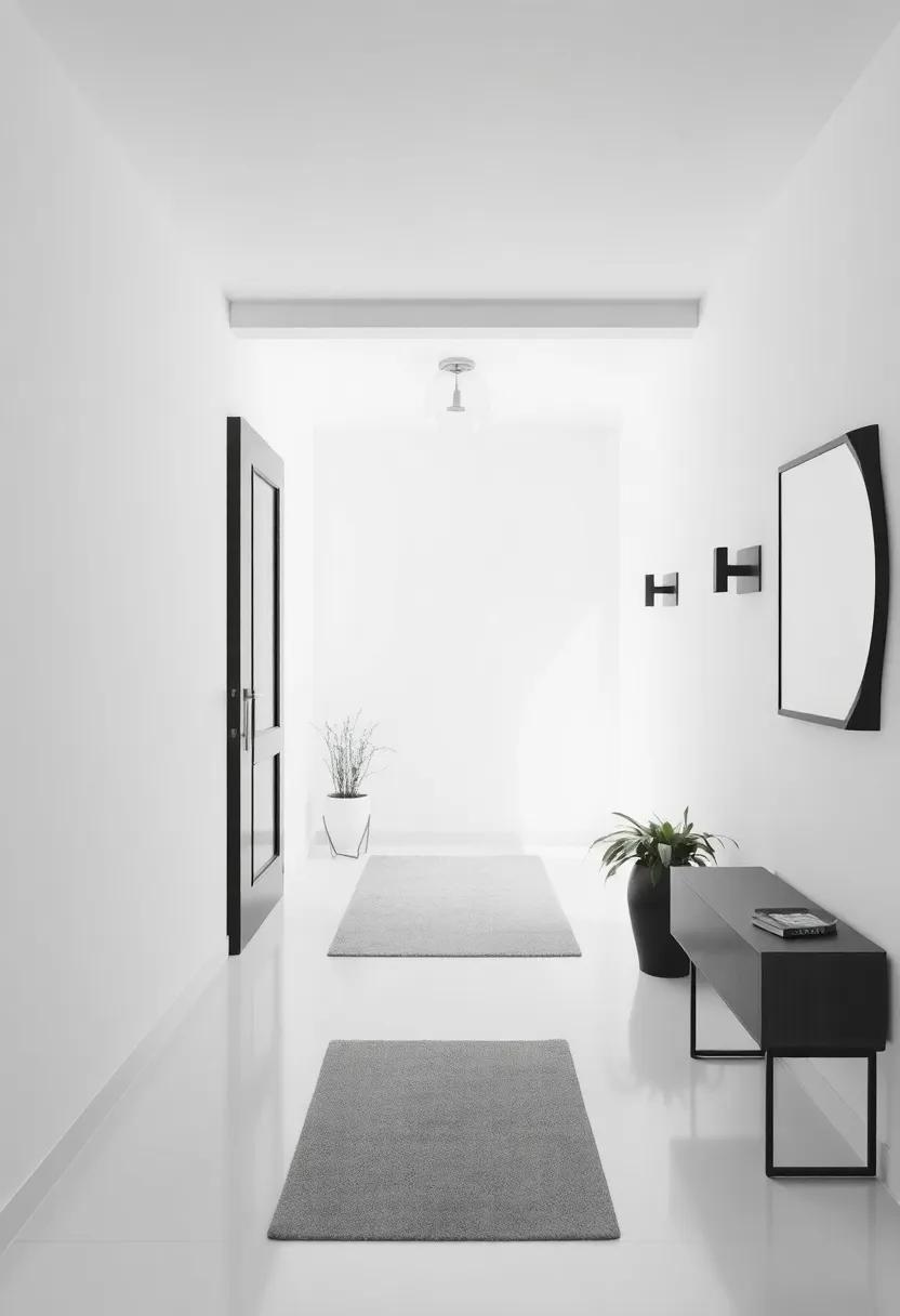 Mixing and Matching:‌ The ⁢Versatility ⁢of Monochrome in Entryway Spaces