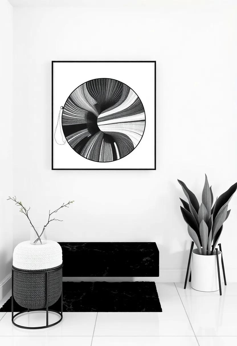 Personalizing Your Entryway with Statement Monochrome Pieces