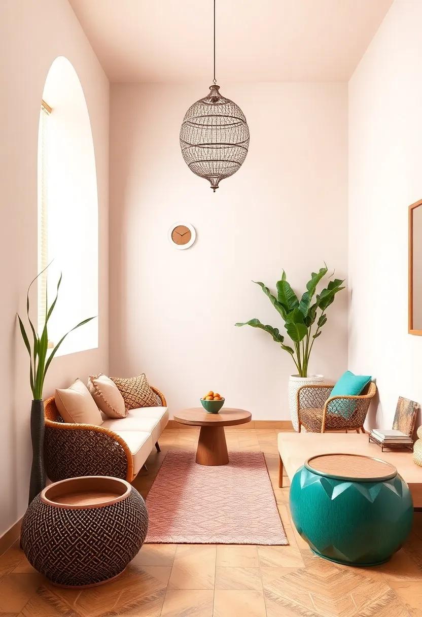 Embracing earthy ⁤Tones and⁤ Bold⁤ Accents in Moroccan Spaces