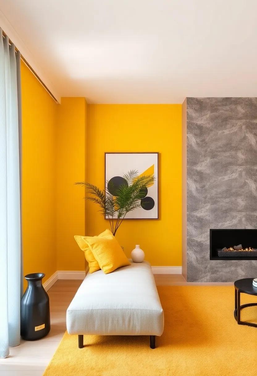 Incorporating Mustard⁤ Yellow with Textiles: ​Pillows,Rugs,and Curtains