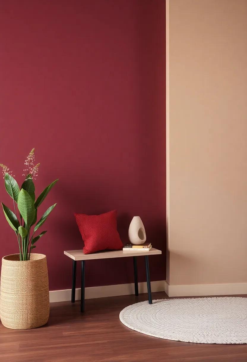 Transforming ‌Small‍ Spaces with strategic Use ⁤of‌ Burgundy and Taupe