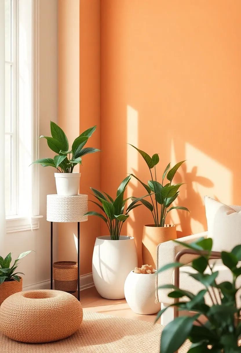 Warmth of Nature: Incorporating Muted ‍Orange and‍ Soft Ivory‌ in⁢ Indoor ‍Plants